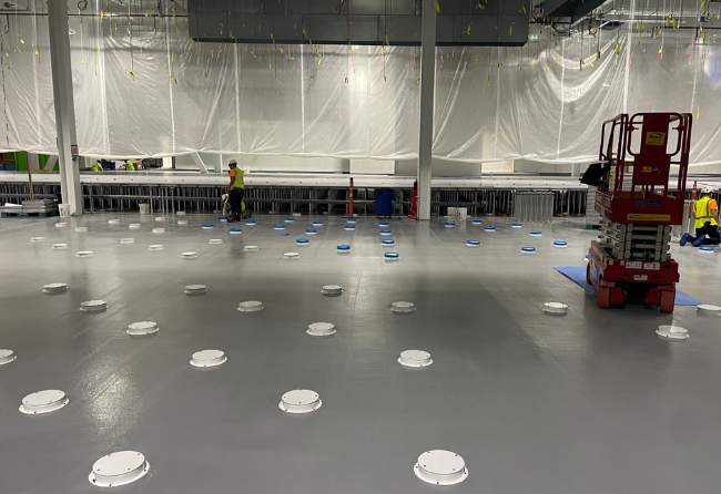 Waffle Slab With Stonchem By Stonhard