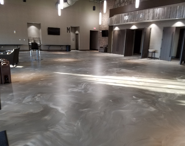 Church Lobby With Smooth Flooring