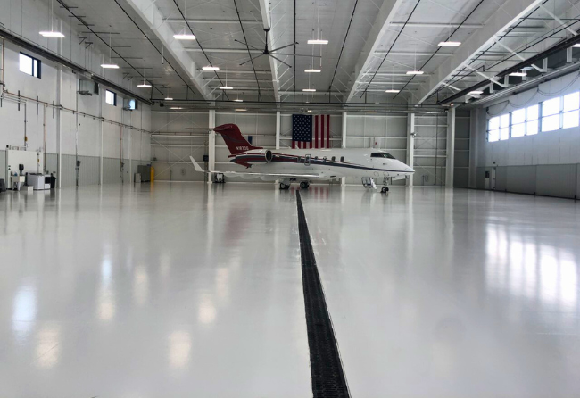 Airplane Hangar Stonkote HT4