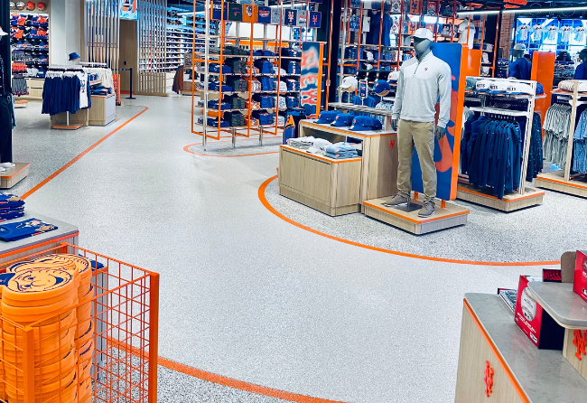 Retail Store In Stadium With Stonhard Flooring (1)
