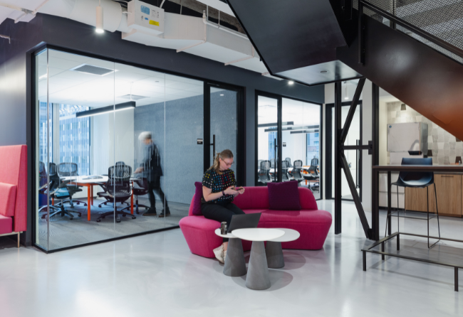 Auto Dealership Offices Smooth Duo Flooring