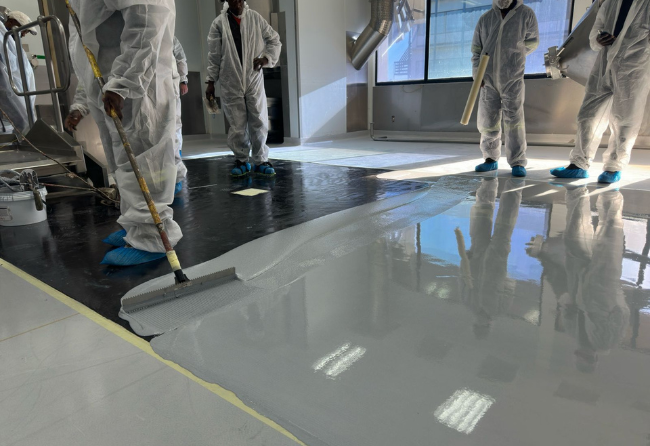 ESD Flooring For A Granulation Room