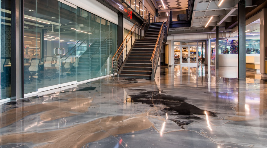 What Are Metallic Epoxy Floors Landing