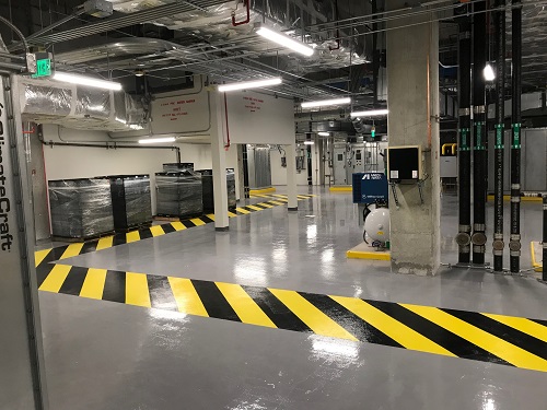 hospital mechanical room - Stongard MR with Stonkote GS4 black and yellow safety stripes.jpeg