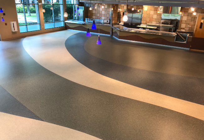 Cafeteria With Acoustic Flooring