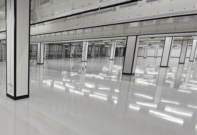 Stonlux ESD Epoxy Flooring In A Server Room