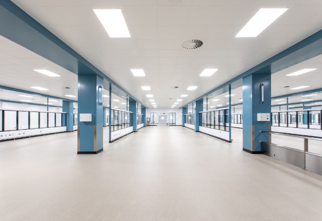 Pharmaceutical Packaging Facility With Fire Resistant Stonhard Flooring