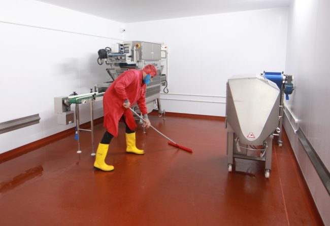 Stonclad UF Floors In A Food Transport Area