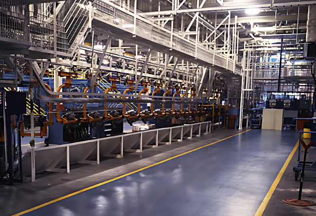 Auto Manufacturing Plant With Stonclad GS Flooring