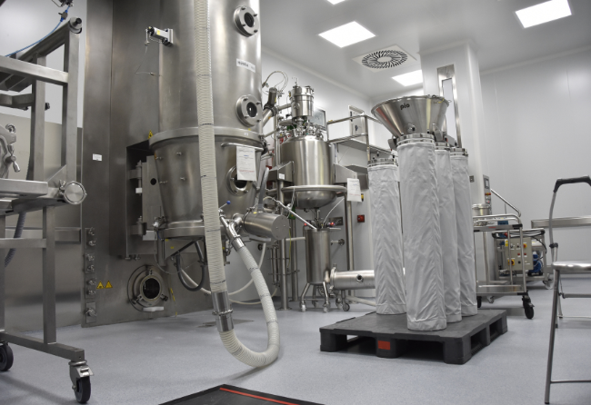 Stonblend In A Pharmaceutical Facility