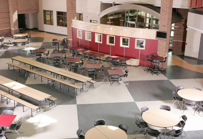 K12 Cafeteria Stonres RTZ Flooring