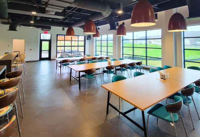 Break Room With Stonshield HRI Flooring