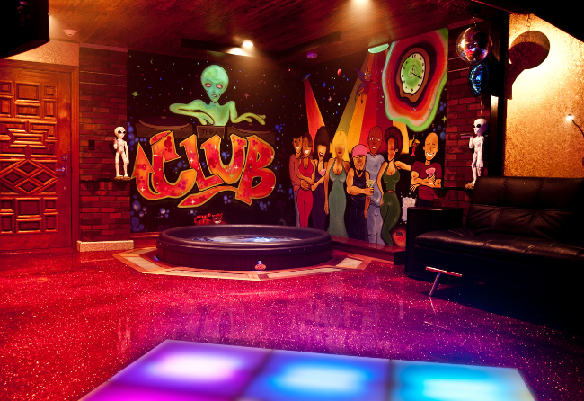 Nightclub With Glitz Flooring