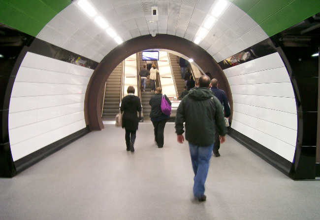 Train Station Slip Resistant Flooring