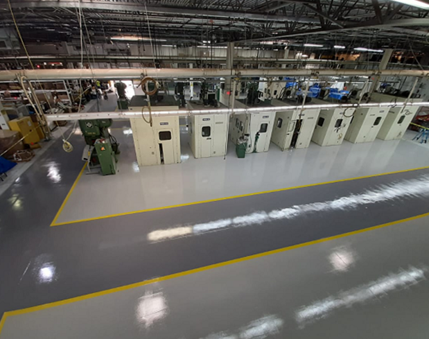 Piso Epoxico Stonclad En Industria Manufacturera