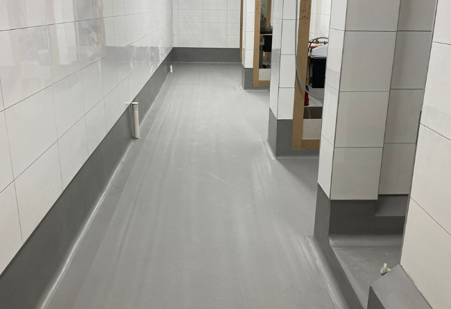 Restroom In A Dairy Plant Stonclad UF