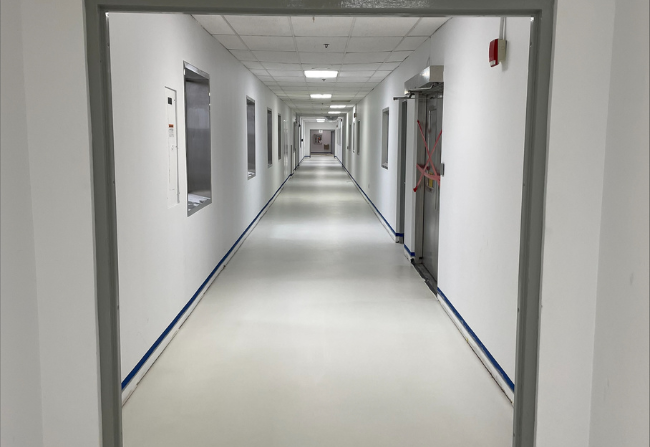 Stoncrete EFX In A Pharmaceutical Corridor