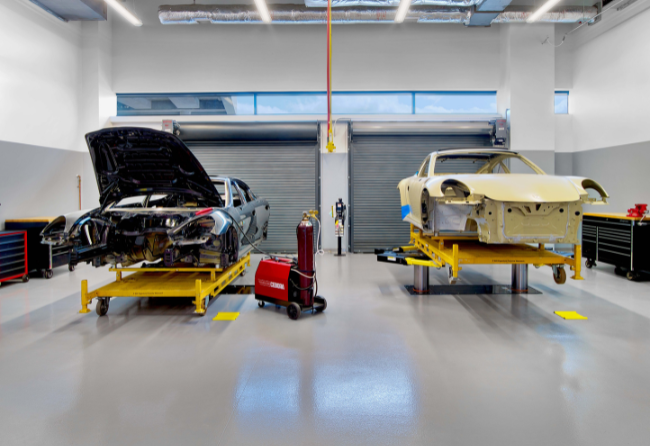 Porsche North America Project With Sustainable Flooring