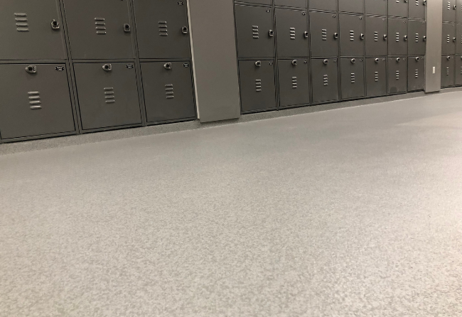 Police Station Locker Room Corridor With Stonblend GSI Flooring