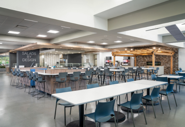 Hospital Cafeteria With Stoncrete EFX Flooring