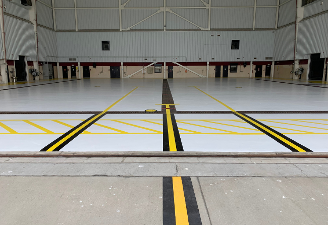 Stonclad GS In An Aircraft Hangar