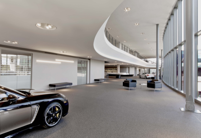 Seamless Flooring At Porsche North America Headquarters