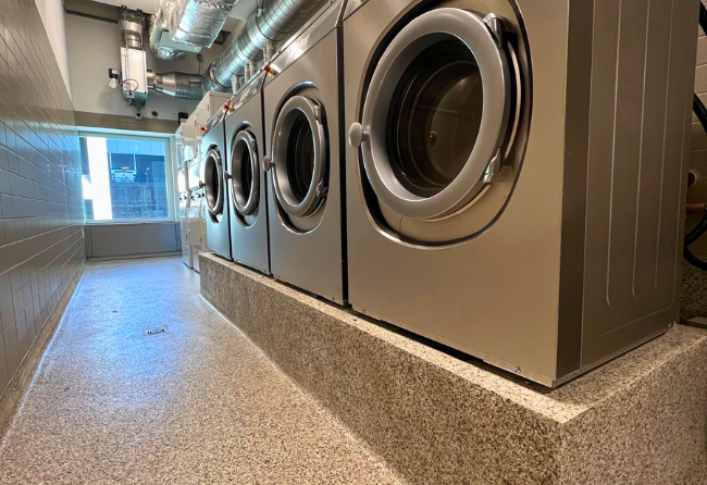 Laundry Roomn For Hospital With Stontec Flooring