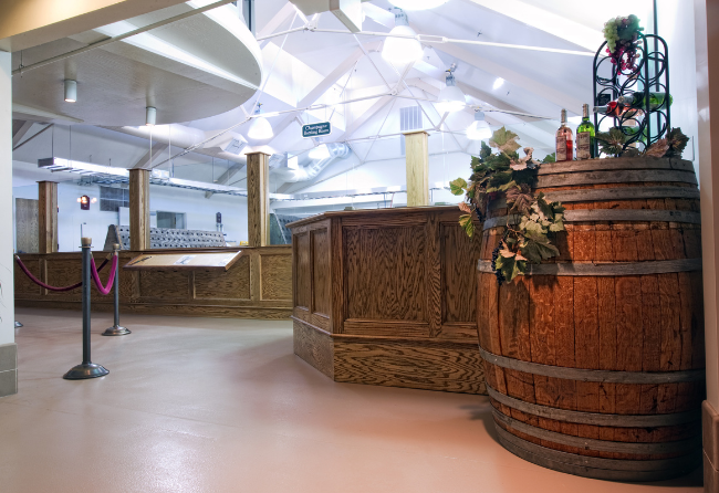 Stonclad HT In A Winery Tasting Room