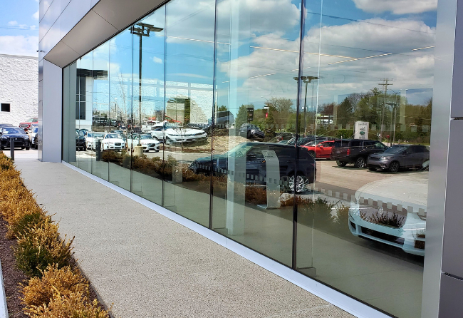 Exterior Pedestrian Walkways Auto Dealerships