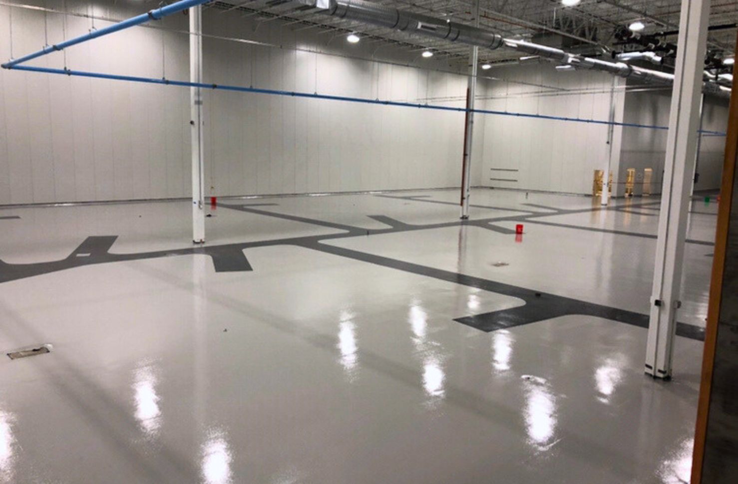 Stonshield ESD In AGV Aisles For Aerospace Facility